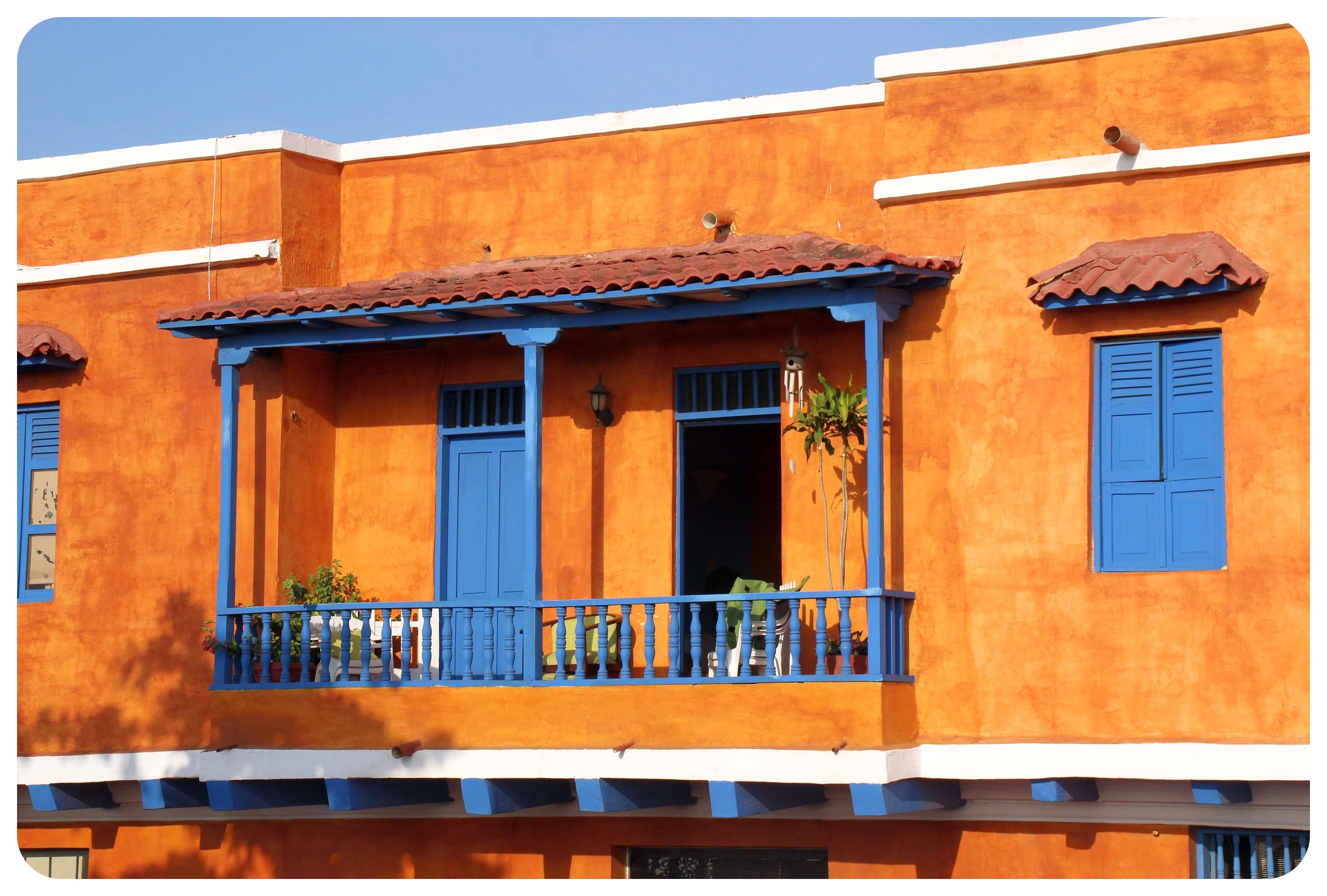cartagena colorful house