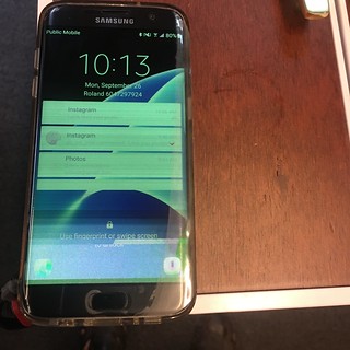 The screen on my Samsung S7 Edge has died!