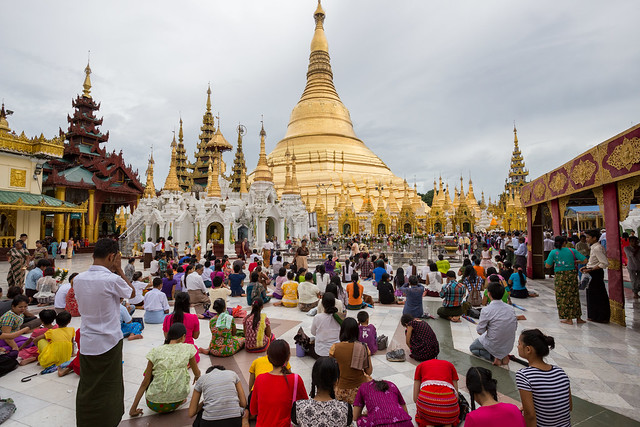 The Golden Domes of Yangon