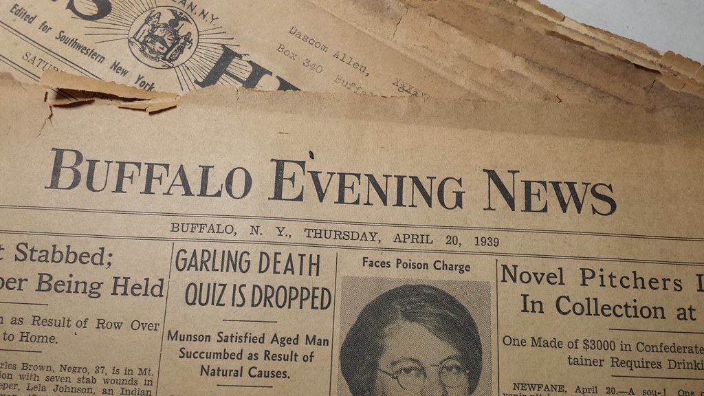 BUffalo Evening News April 20, 1939