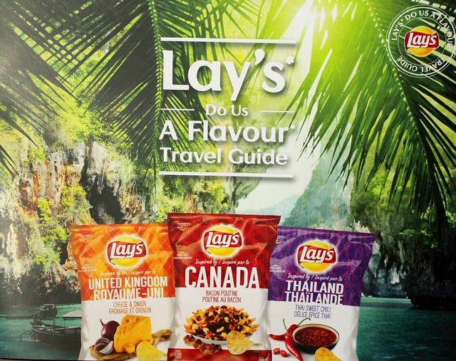Lay's Do Us A Flavour World Flavourites Winners Bacon Poutine, Cheese & Onion & Thai Sweet Chili Chips