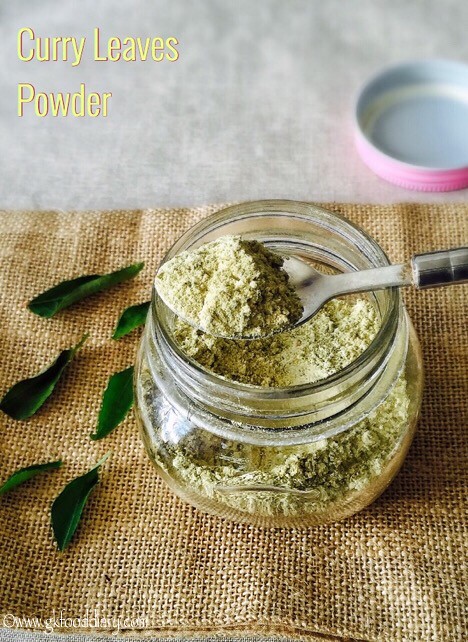 Curry Leaves Powder Recipe for Toddlers and Kids2