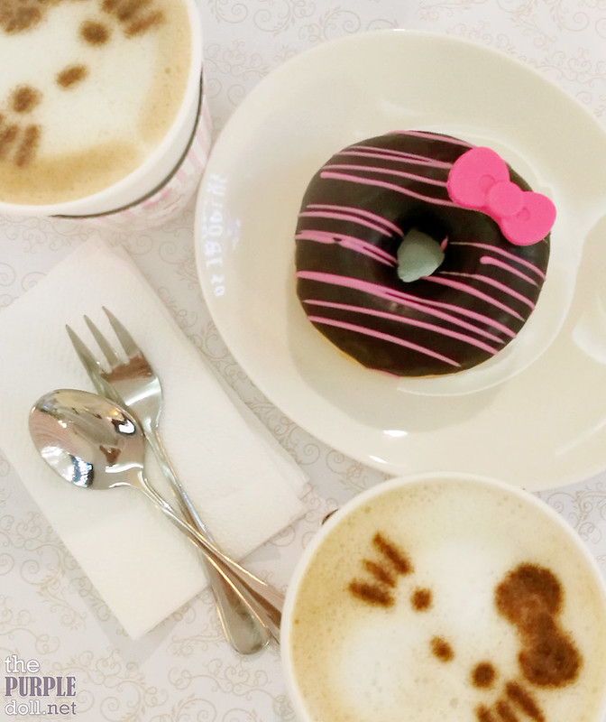 Hello Kitty Cafe Latte and Donut