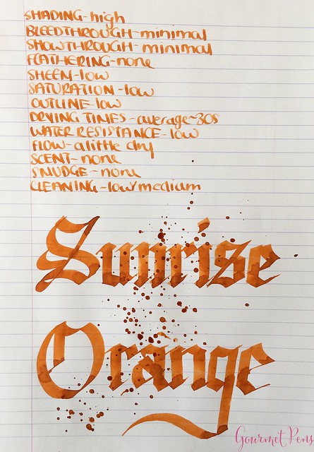 Ink Shot Review Kaweco Sunrise Orange @Kaweco_Germany 5