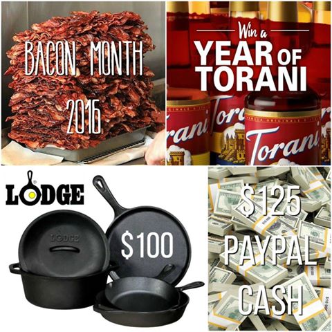 Bacon Month 2016 collage.