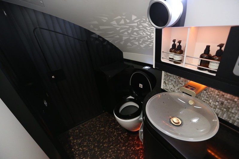 Etihad A380 First Class Apartment lavatory