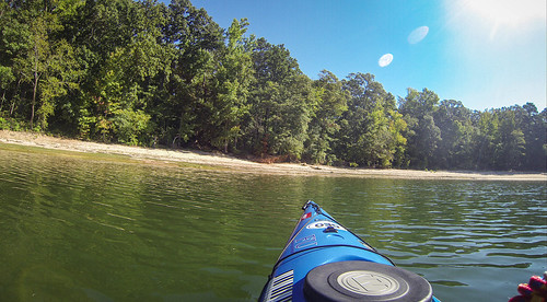 Paddling to Ghost Island in Lake Hartwell-102