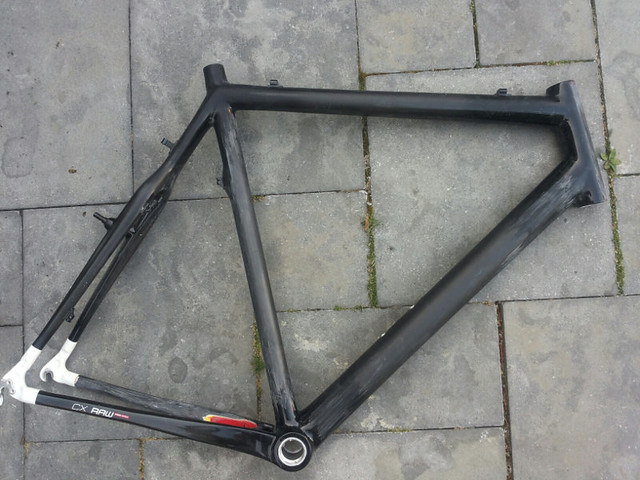 repainting carbon bike frame