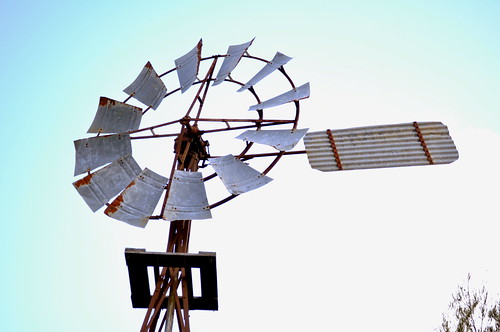 8 foot Intercolonial Boring Company (IBC) Geared Simplex windmill; private collection, Australia