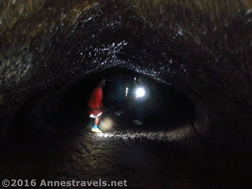 Exploring the caves at Lava Beds National Monument, California