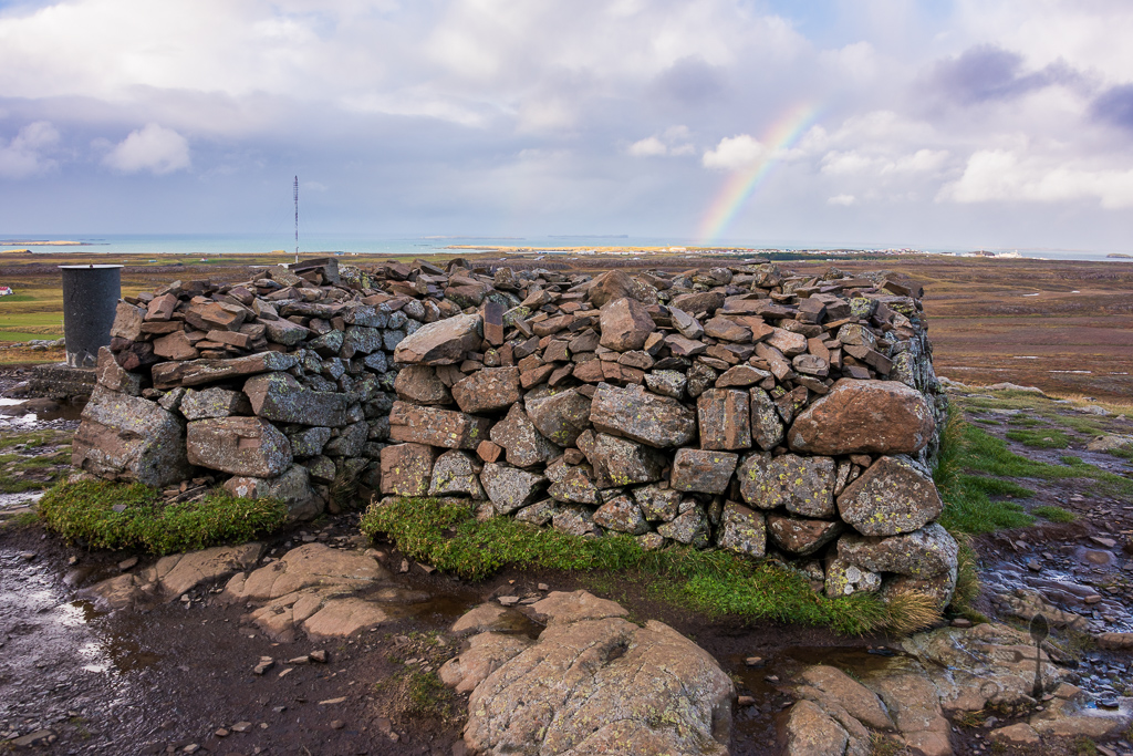 stone structure at Helgafell