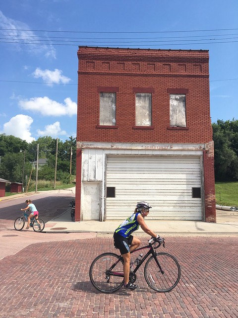 Mystic Iowa's Old Fire Station