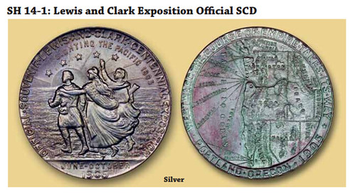 SH 14-1 Lewis and Clark Exposition Official So-Called Dollar