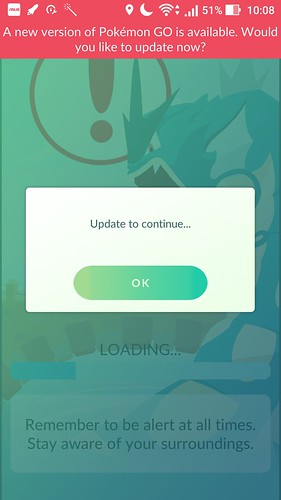 Fix lỗi "Update to continue..." cho Pokemon Go trên Zenfone 3