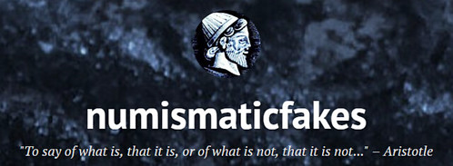 numismatic fakes blog logo