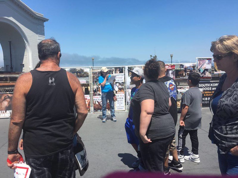 San Francisco, Fisherman's Wharf Leafleting Event – August 13, 2016