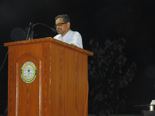Dr Mukhurjee Addressing the Gathering