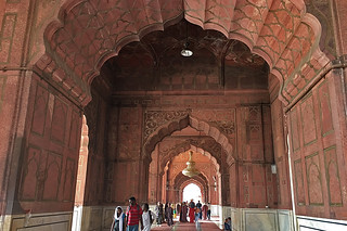 Delhi - Jama Masjid columns
