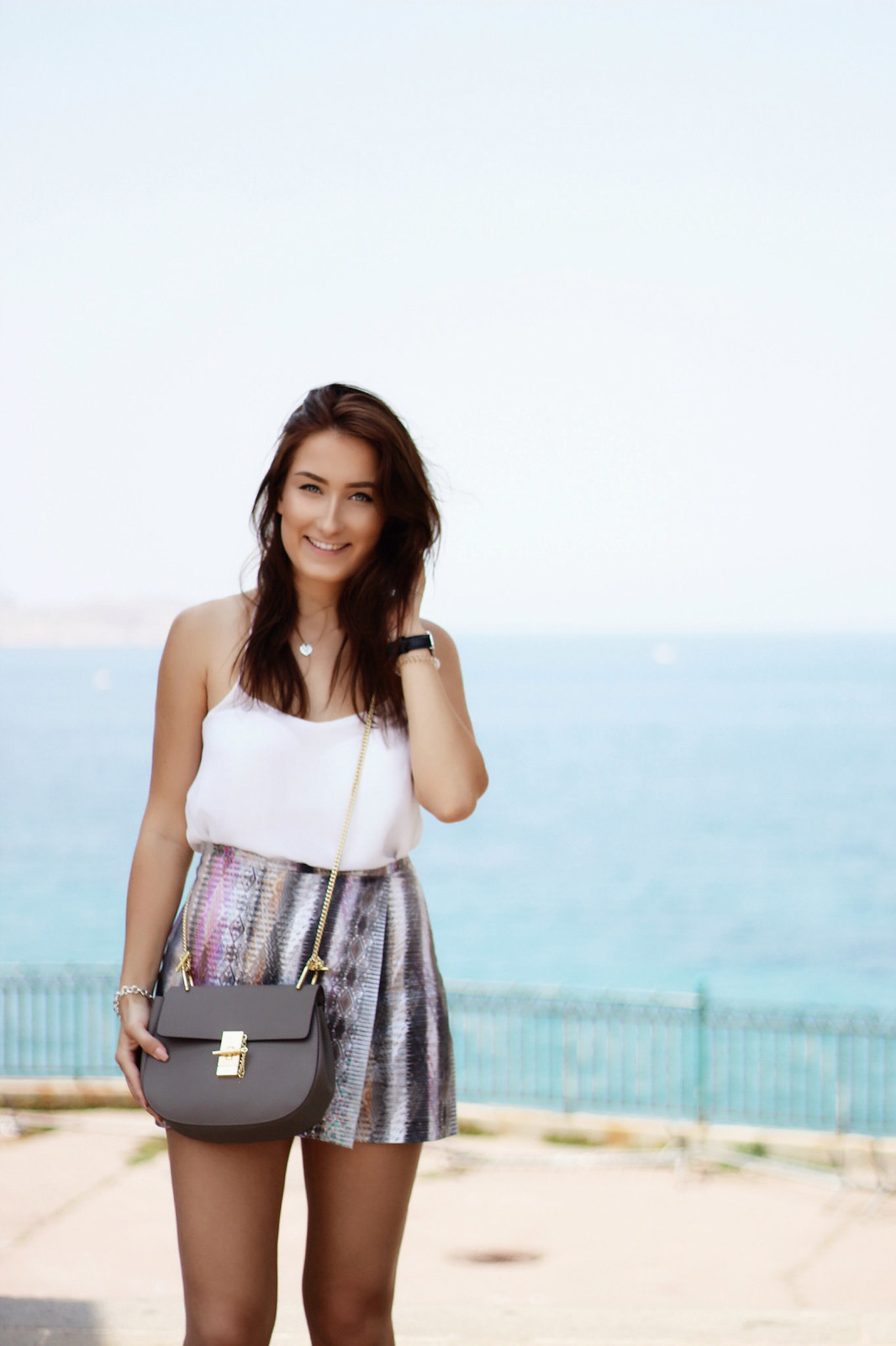 Sommer Outfit mit Chloe Drew Bag