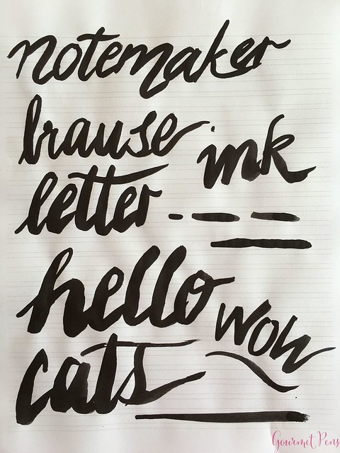 Review Brause Dip Pen Set - A Starter Dip Nib Set for Calligraphy @NoteMakerTweets  5