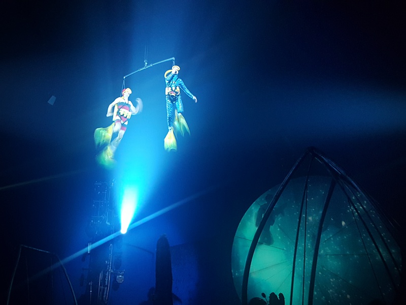 Cirque du Soleil acrobats
