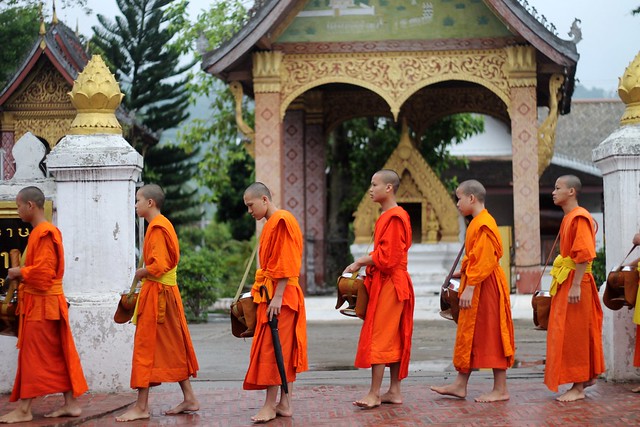 Monks Collecting Alms