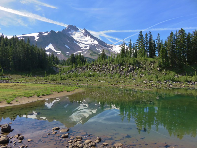 Mt. Jefferson from Park Lake