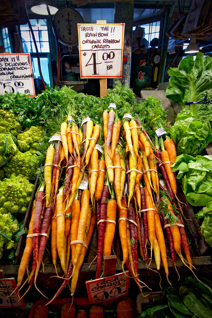 Carrots at Pike Place Market