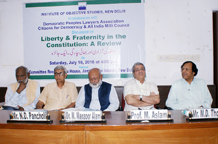 Civil society adopts 7 point resolution over “Liberty and Fraternity in the Constitution: A Review”