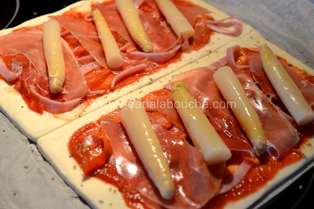 Pizettes au Jambon Chorizo & Asperges © Ana Luthi Tous droits réservés 004